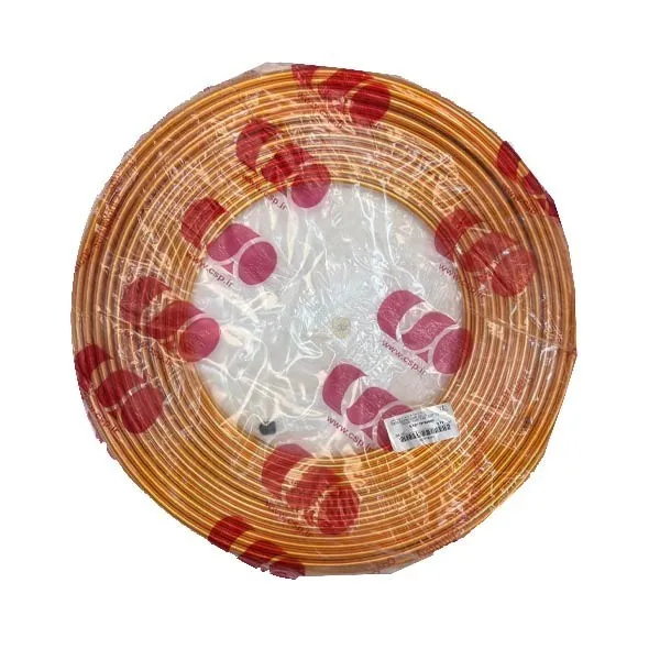 لوله مسی سایز 10 - 3/8 اینچ کد 0/30 - 0/75 میلیمتر باهنر کلاف 50 متری