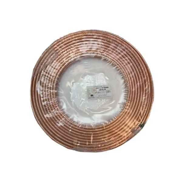 لوله مسی سایز 10 - 3/8 اینچ کد 0/30 - 0/75 میلیمتر بابک کلاف 50 متری