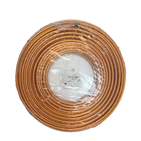 لوله مسی سایز 12 - 1/2 اینچ کد 0/30 - 0/75 میلیمتر بابک کلاف 50 متری