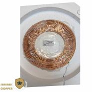 لوله مسی کلاف 50 متری سایز 6 -1/4 اینچ کد 0/30 بابک